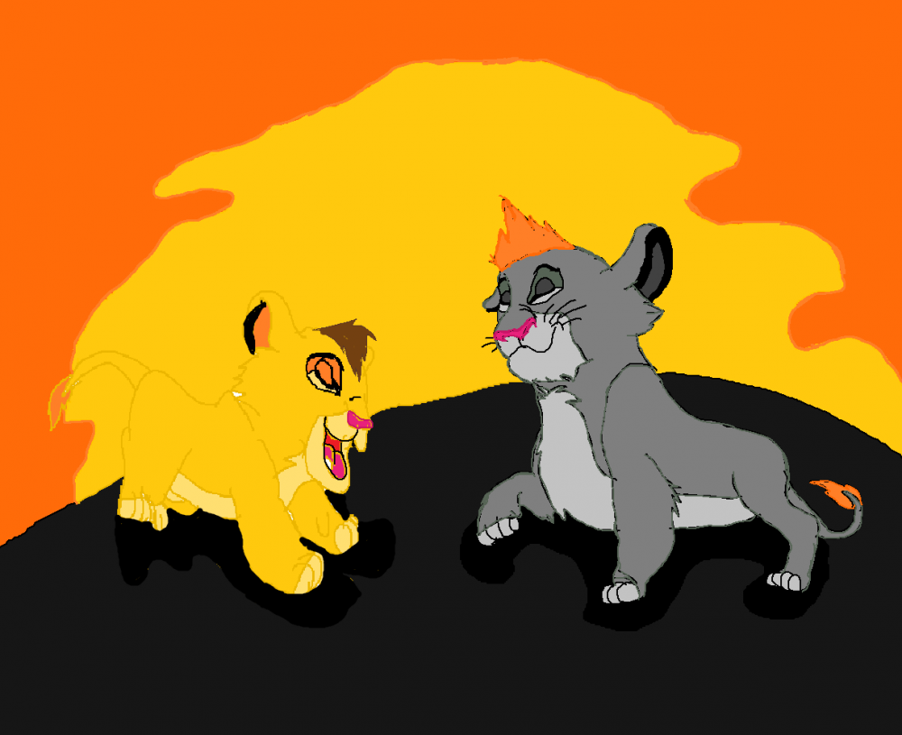 Kopa and Juda are party lions!!!