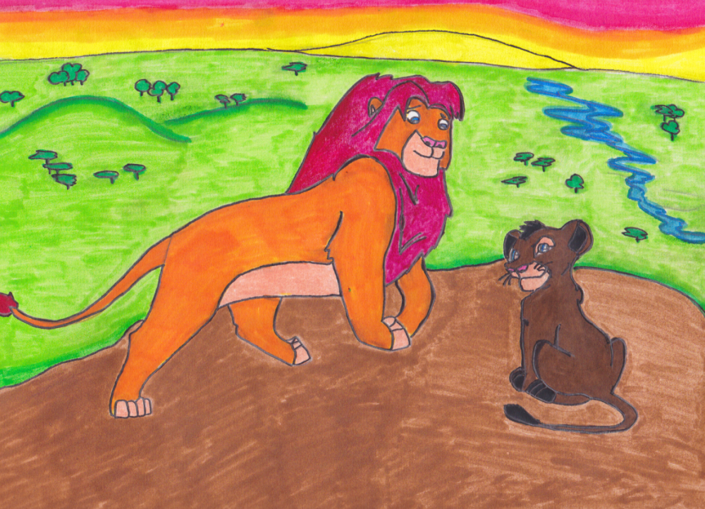 Et si Simba et Kovu étaient amis??
