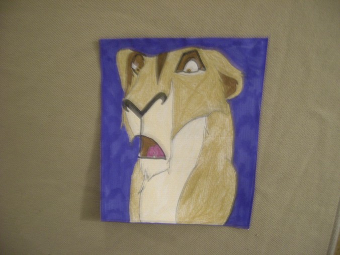 Zira , une lionne horrible .