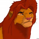 Simba en colère !