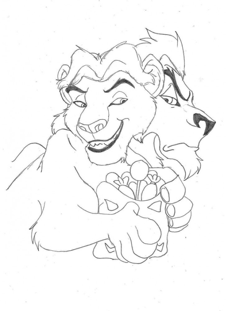 Mufasa et Scar à Halloween
