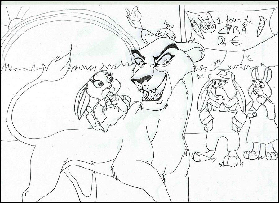 Un tour à dos d'Zira?