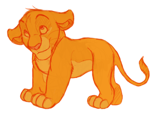 Simba Sticker