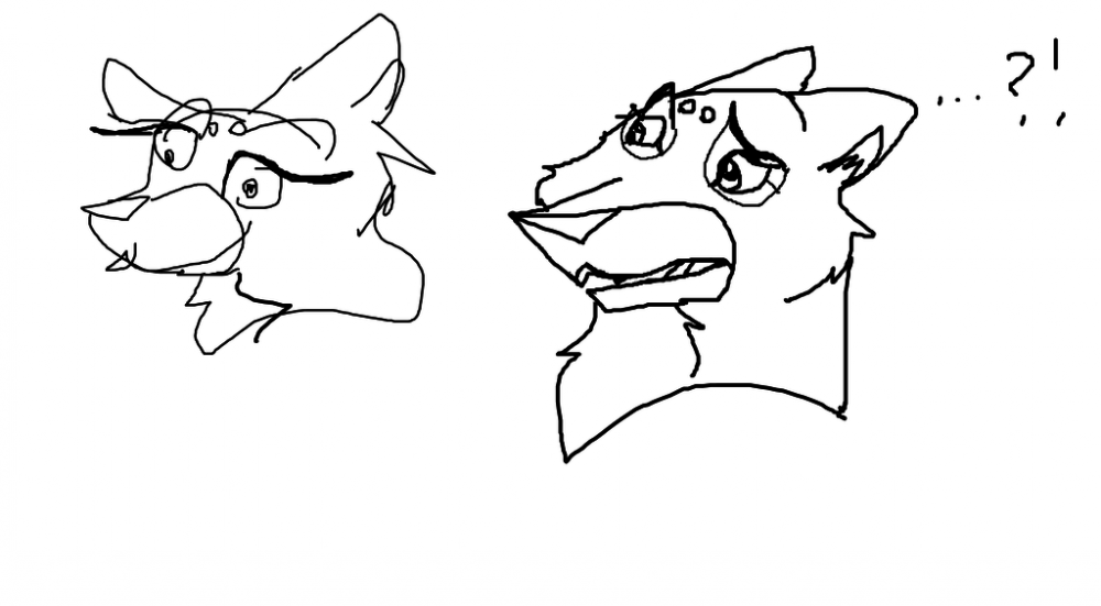 Drawing lee with my eyes close also Open