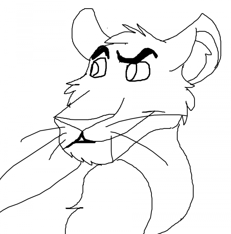 Simba cub sketch