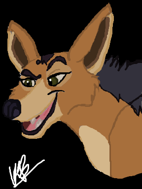Reirei - Jackal style! (flat colors)