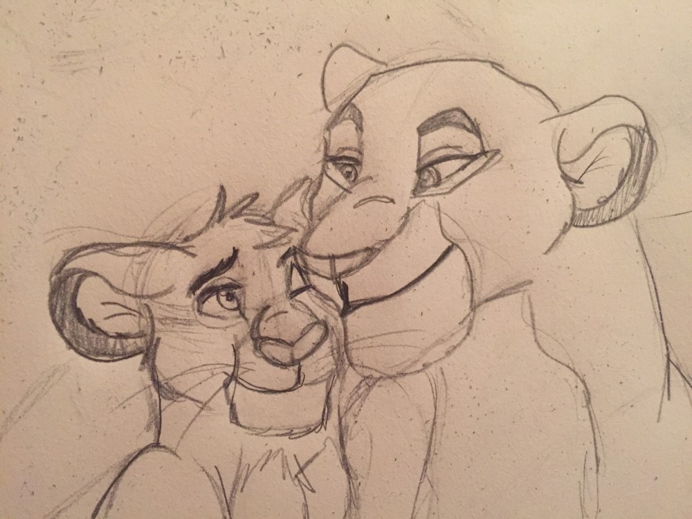 You give the best nuzzles  ( sketch )