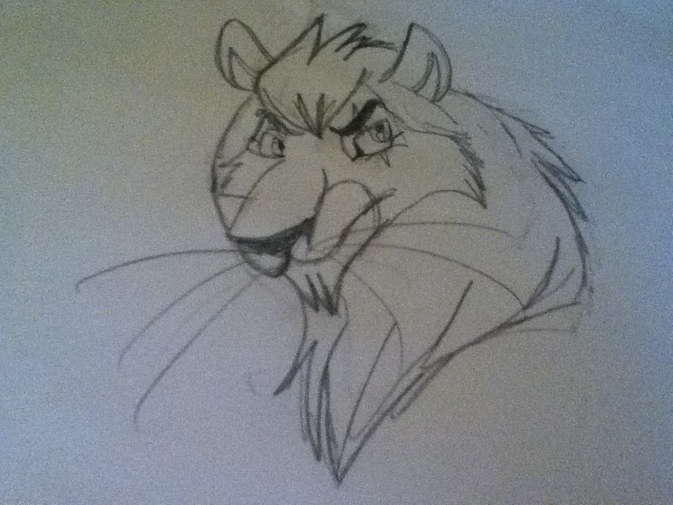 My Very Frist Time drawing Scar