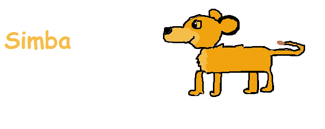 Random Simba Drawing