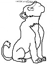 Lioness line art