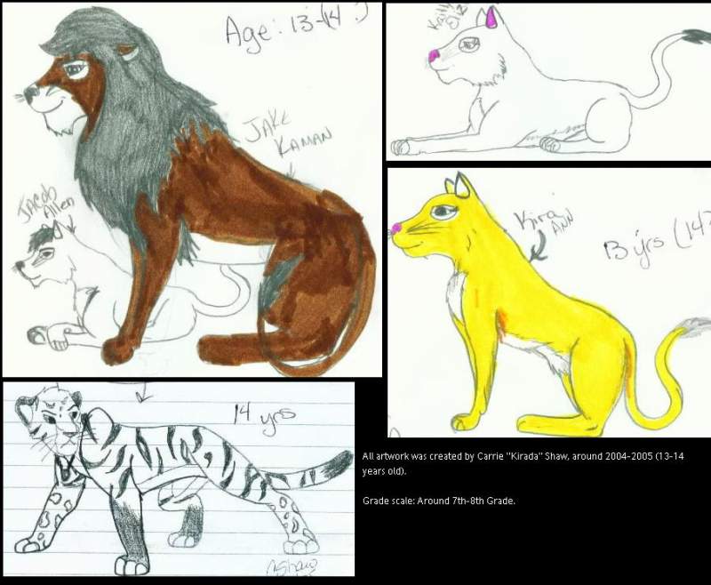 Old Artwork - Lions
