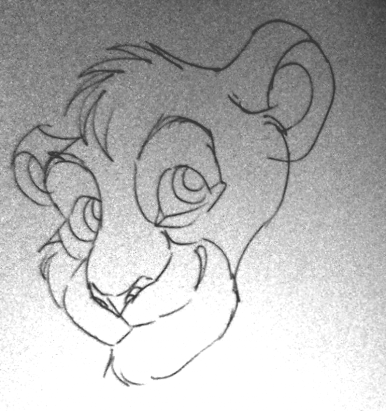 Simba Traditional Drawing