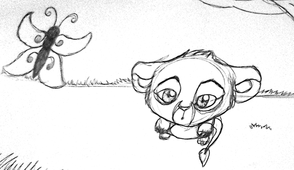 Baby Simba and the Butterfly | Traditional