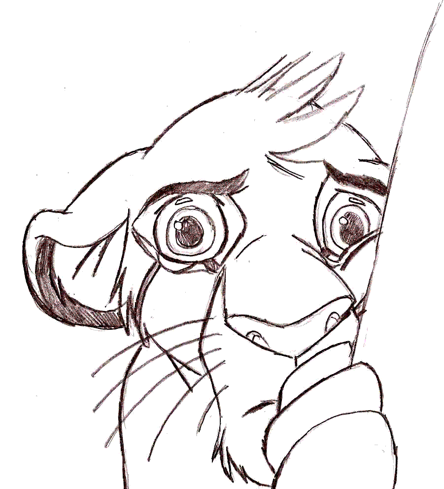 simba cry animation
