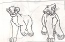 Lil Simba and Nala doodle