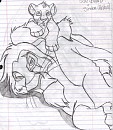 Another Simba and Scar doodle