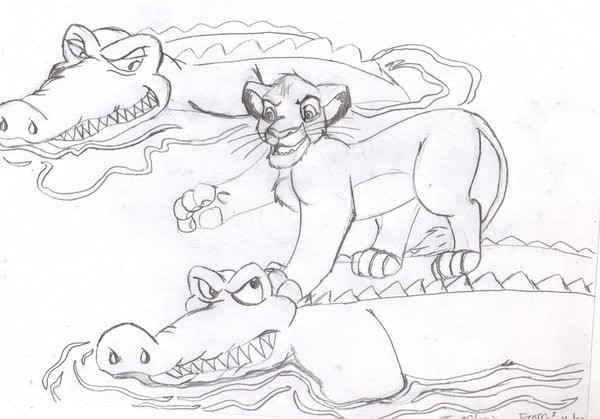 Simba drawing again lol