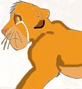 Sad Simba Doodle (colored version)