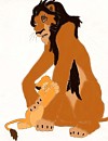 Scar comforts Simba (colored version)