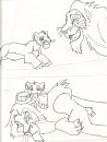 More Simba and Scar doodles