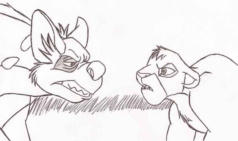 Tama vs Hyena Sketch