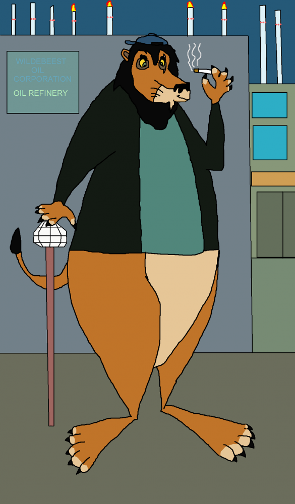 Scar as a oil tycoon