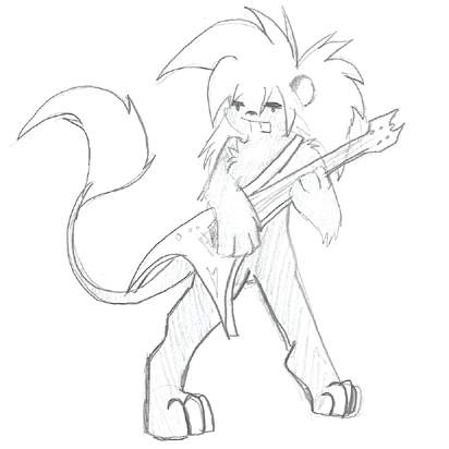 Guitarest lion >:3