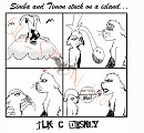 FUNNIE COMIC TLKS!