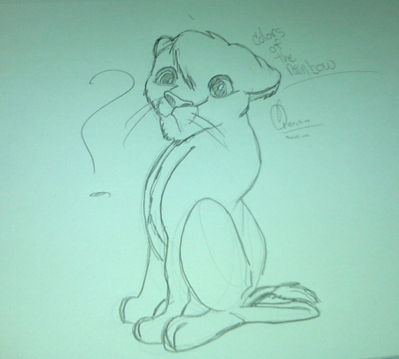 Sad Simba :(