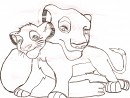 Sarabi et Simba