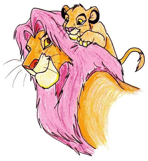 Simba and his Cub Self