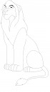Lion Lineart