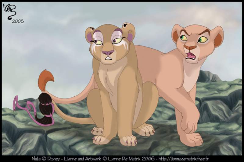 Lionne et Nala