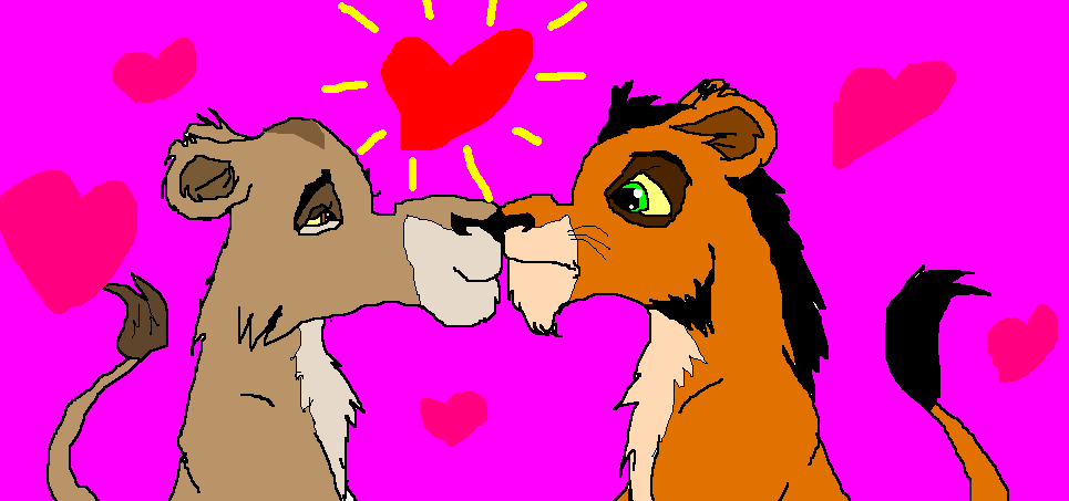 First kiss.