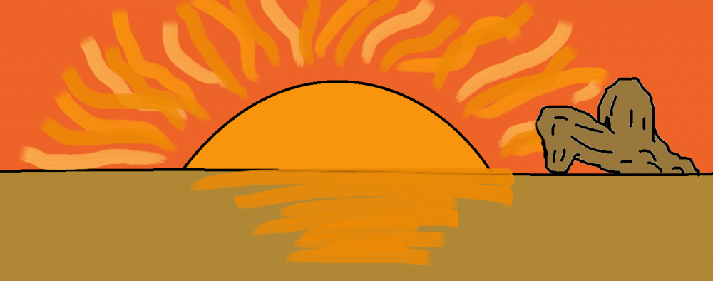 sunny...