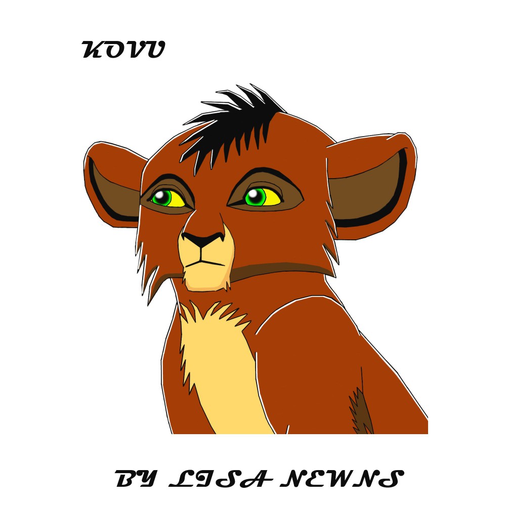 Kovu as a young cub