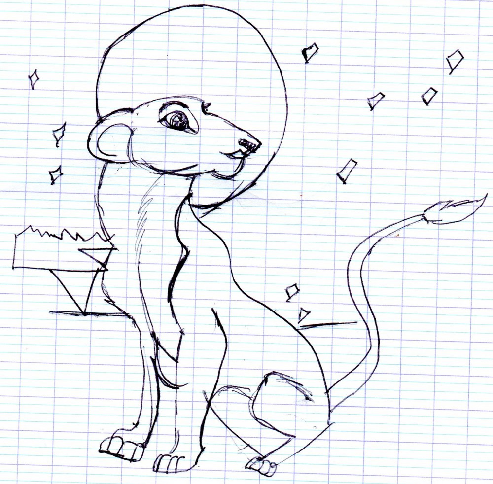 Nala version Noir et blanc