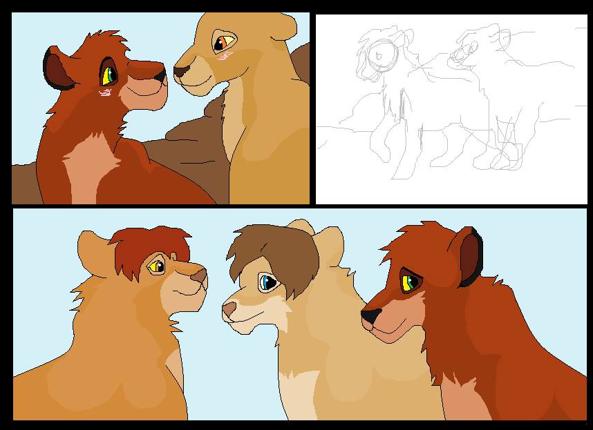Scars cubhood - WIP Comic page 1