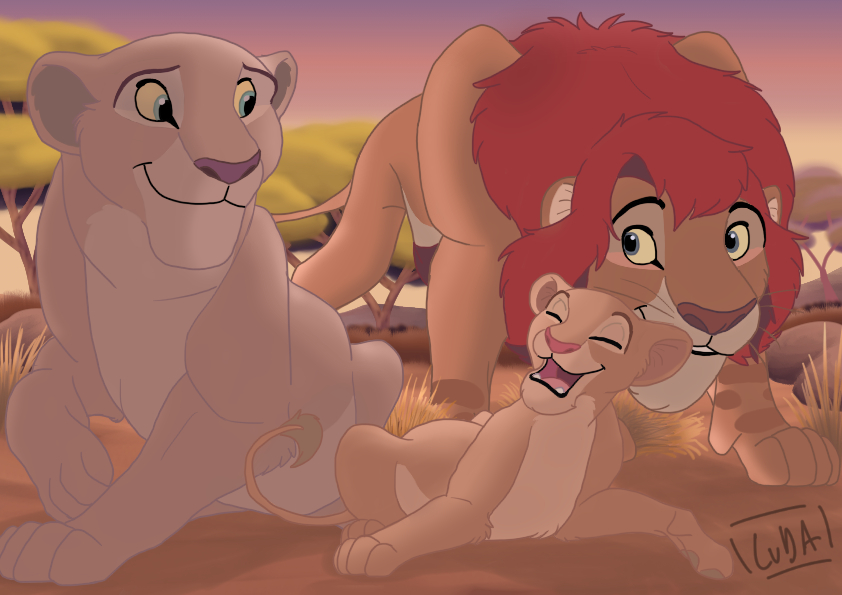 Une famille heureuse