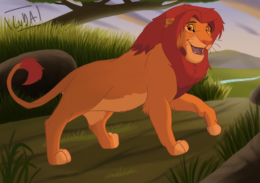 Simba : Oh, hello there ! ^^