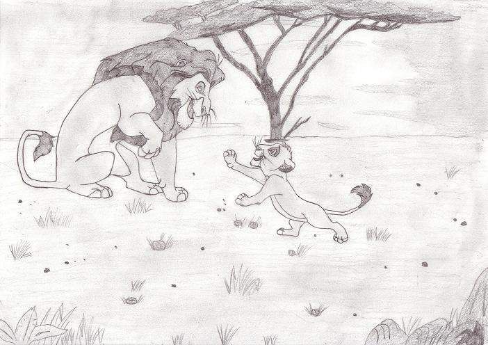 Muffasa and Simba