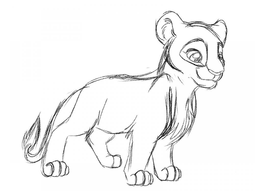 Nala cub sketch
