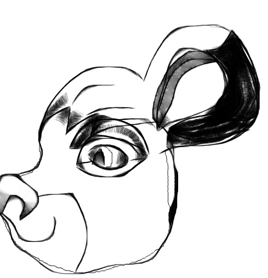 Cub vitani sketch