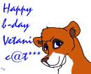 Happy b-day Vetani c@t***!
