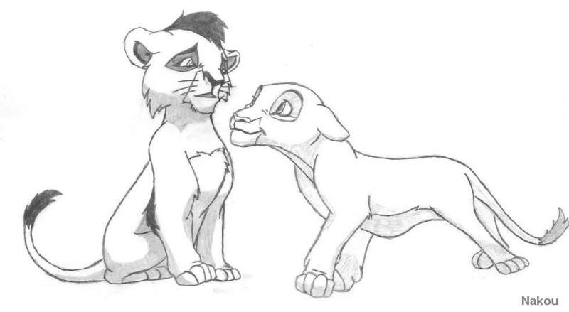 Kiara et Kovu