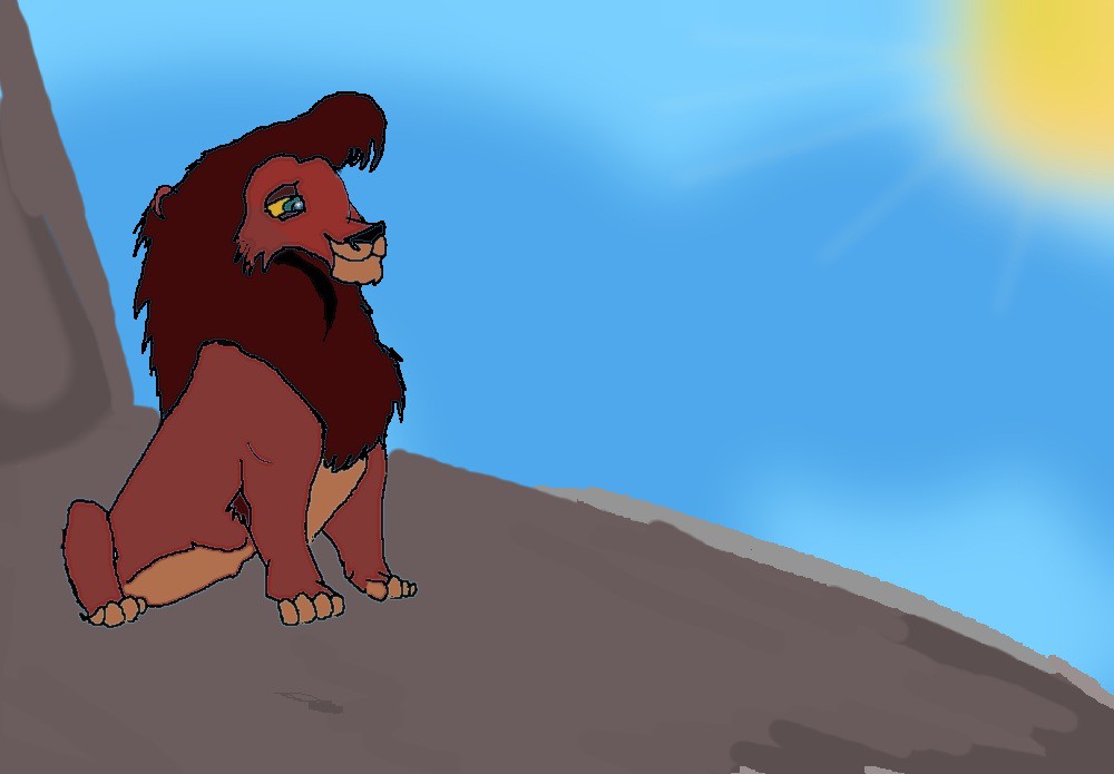 Kovu  , nouveau Roi (version coloriée )
