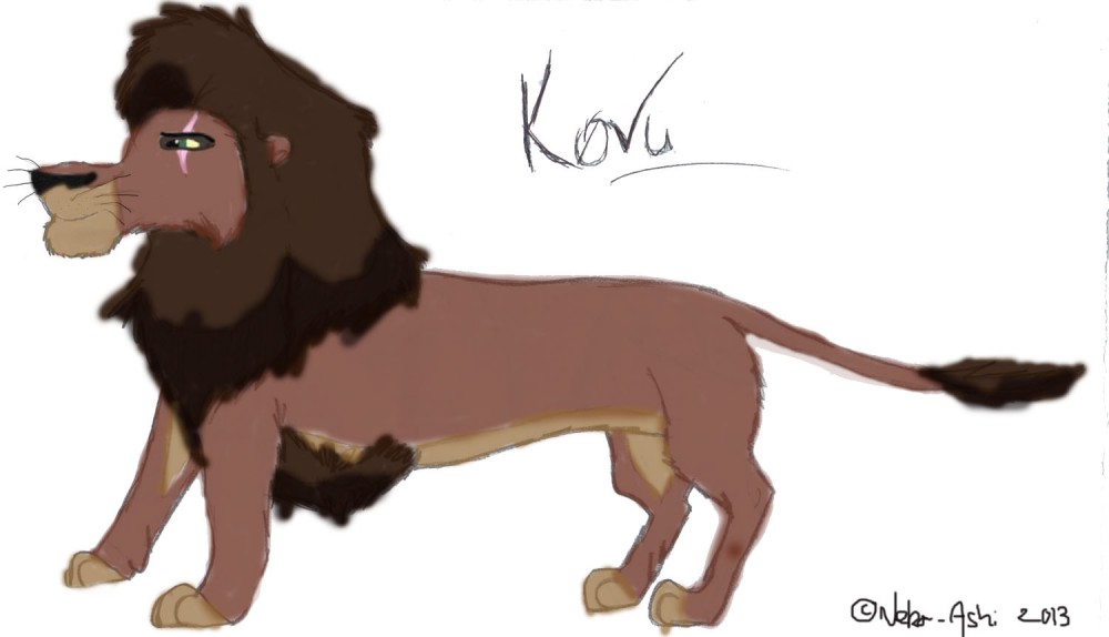 Kovu - version colorié