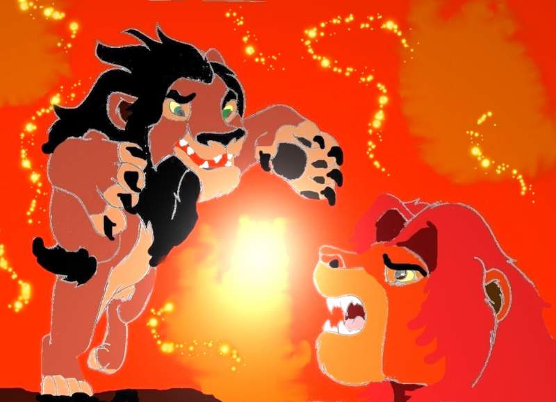 scar and simba