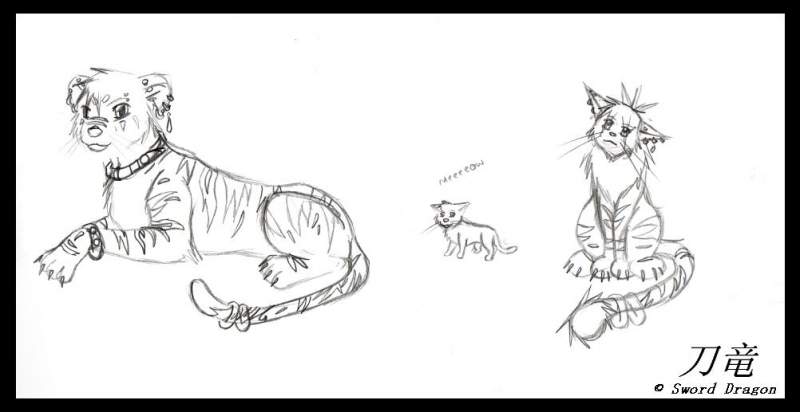 Doodly Tigers