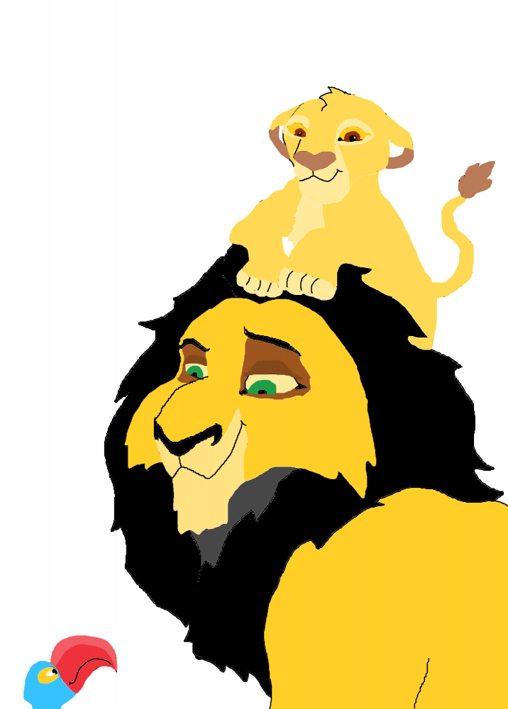 Ahadi and Mufasa